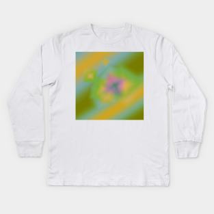 multicolored abstract texture art Kids Long Sleeve T-Shirt